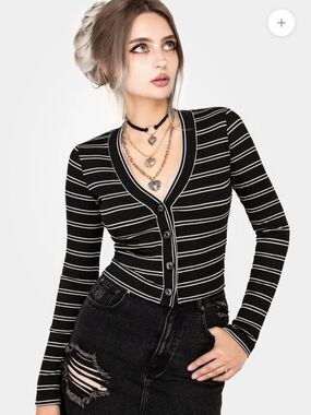 Slash Cropped Cardi